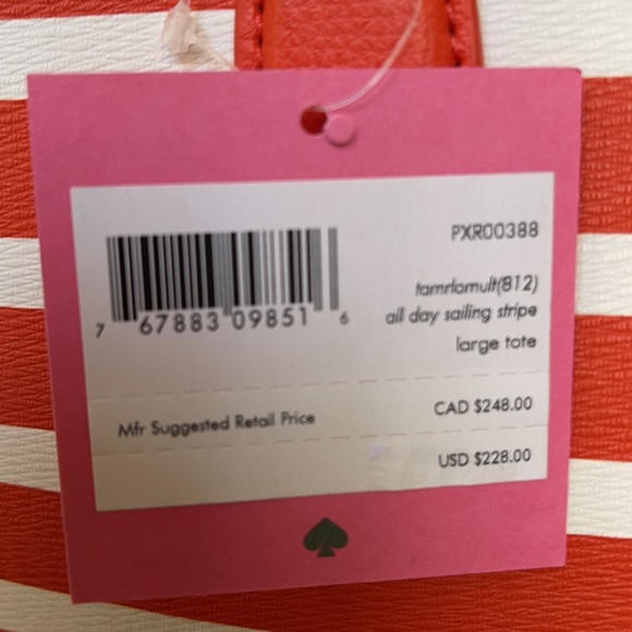 Kate Spade All Day Sailing Stripe Large Tote - Picture 7 of 16